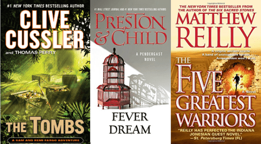 Archeological Fiction NYT Bestsellers: 48 titles
